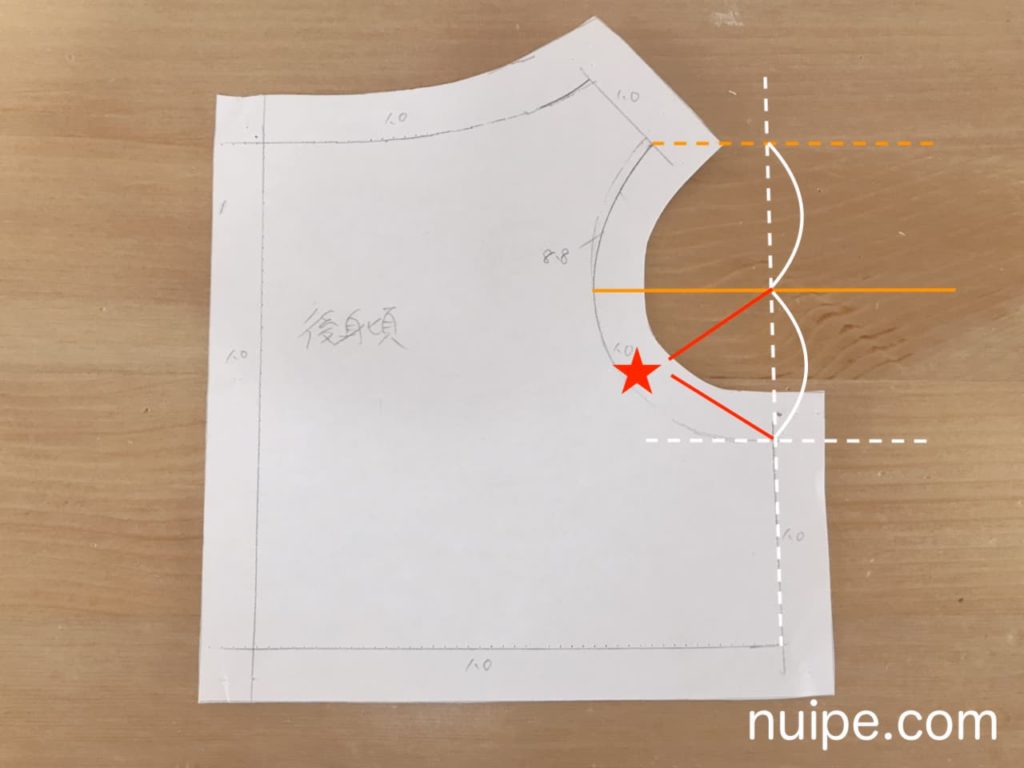 袖の型紙の作り方